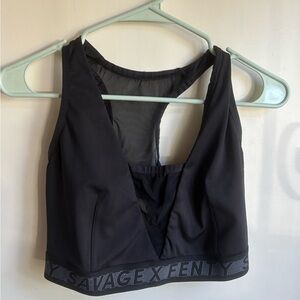 Savage X Fenty Charcoal Sports Bra